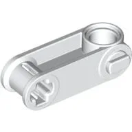 Technic Axle and Pin Connector Perpendicular 3L with Pin Hole / White
