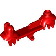 Lego Vehicle Body, Scooter Base / Red