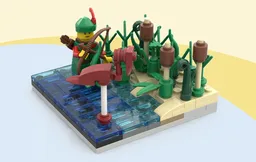 Hunting at the lake