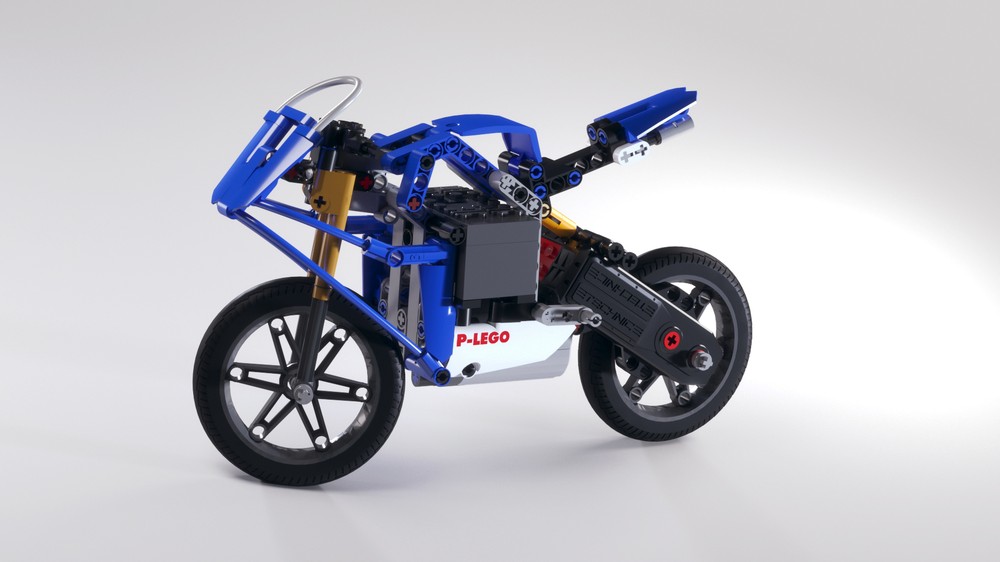 Lego Superbike (Fast Self-balancing RC motorcycle)