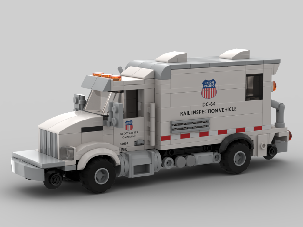 Lego Union Pacific Rail Inspection Truck