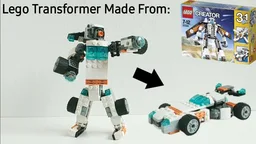 Lego Transformer Impulse! 31034 Alternate Build/MOC With Video Instructions
