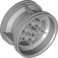 Lego Wheel 43.2 x 26 Technic Racing Small with 6 Pinholes / Light Bluish Gray