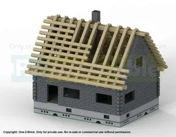 Haus im Bau - House under construction