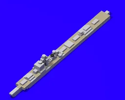 1:450 scale Harugumo class destroyer (WOWS)