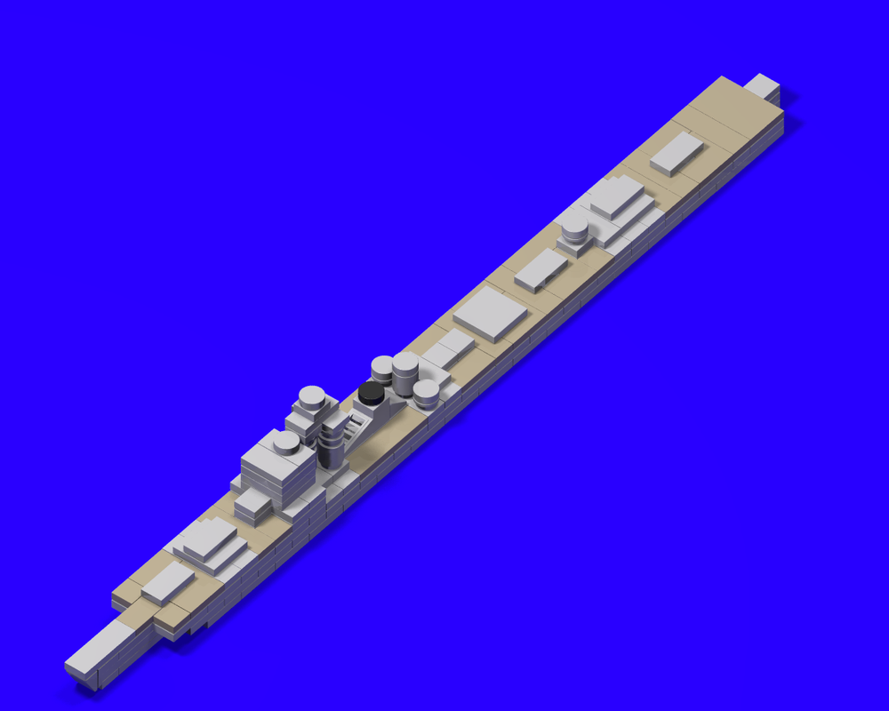 Lego 1:450 scale Harugumo class destroyer (WOWS)