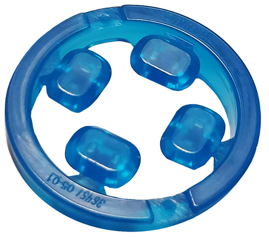Lego Rock Faceted with Small Pin (Marvel Infinity Stone), 4 on Sprue