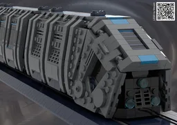Imperial Bolt MRT-7T7 Passenger Train (Minifig Scale, RC Capable)