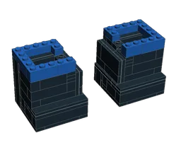 alternative legs for upscaled Minifigs