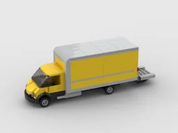 Large Yellow Box Truck