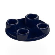 Lego Plate Round 2 x 2 with Rounded Bottom [Boat Stud] / Dark Blue