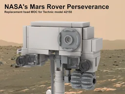 NASA's Perseverance Rover - New Head for Technic model 42158
