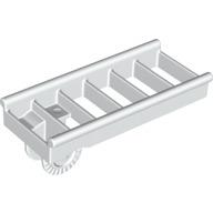 Lego Duplo Ladder with Base Locking Ring, Short (Fire) / White