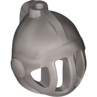 Lego Helmet with Fixed Grill and Plume Hole (Castle) / Flat Silver