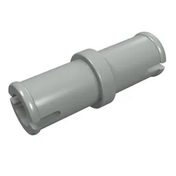 Technic Pin without Friction Ridges Lengthwise / Light Gray