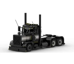 Black&Red Peterbilt 389