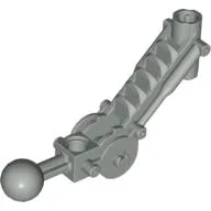 Large Figure Skeletal, Limb, Angular with Ball Joint, and Axle Hole / Light Gray
