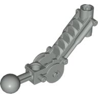 Lego Large Figure Skeletal, Limb, Angular with Ball Joint, and Axle Hole / Light Gray
