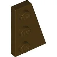 Wedge Plate 3 x 2 Right / Dark Brown