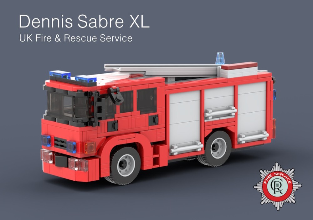 Lego Dennis Sabre XL - UK Fire Engine
