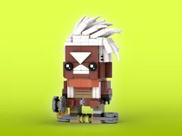 Ekko Brickheadz LEGO MOC - Netflix Arcane: League of Legends