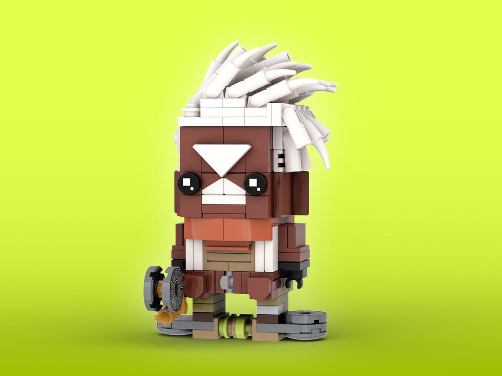 Lego Ekko Brickheadz LEGO MOC - Netflix Arcane: League of Legends