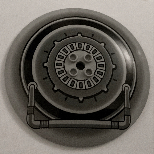 Lego Dish 10 x 10 Inverted (Radar) with SW Tank Droid Print