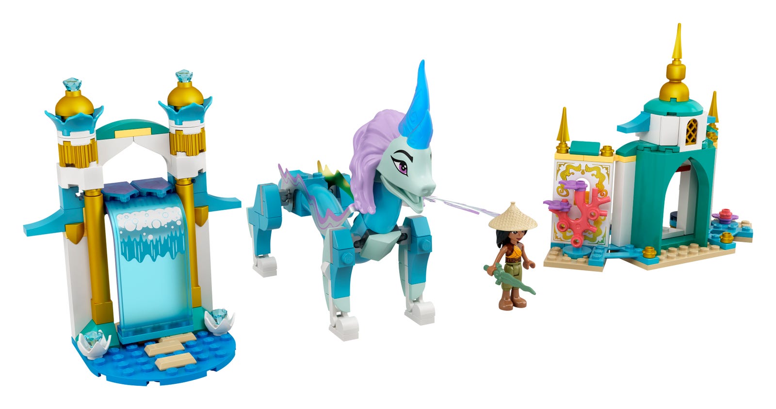 Lego Raya and Sisu Dragon