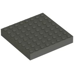 Brick 8 x 8 / Dark Gray