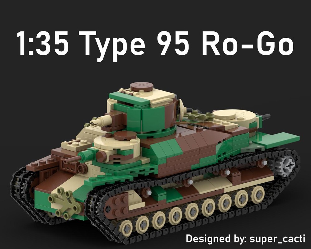 Lego 1:35 Type 95 Ro-Go, Japanese Heavy Tank