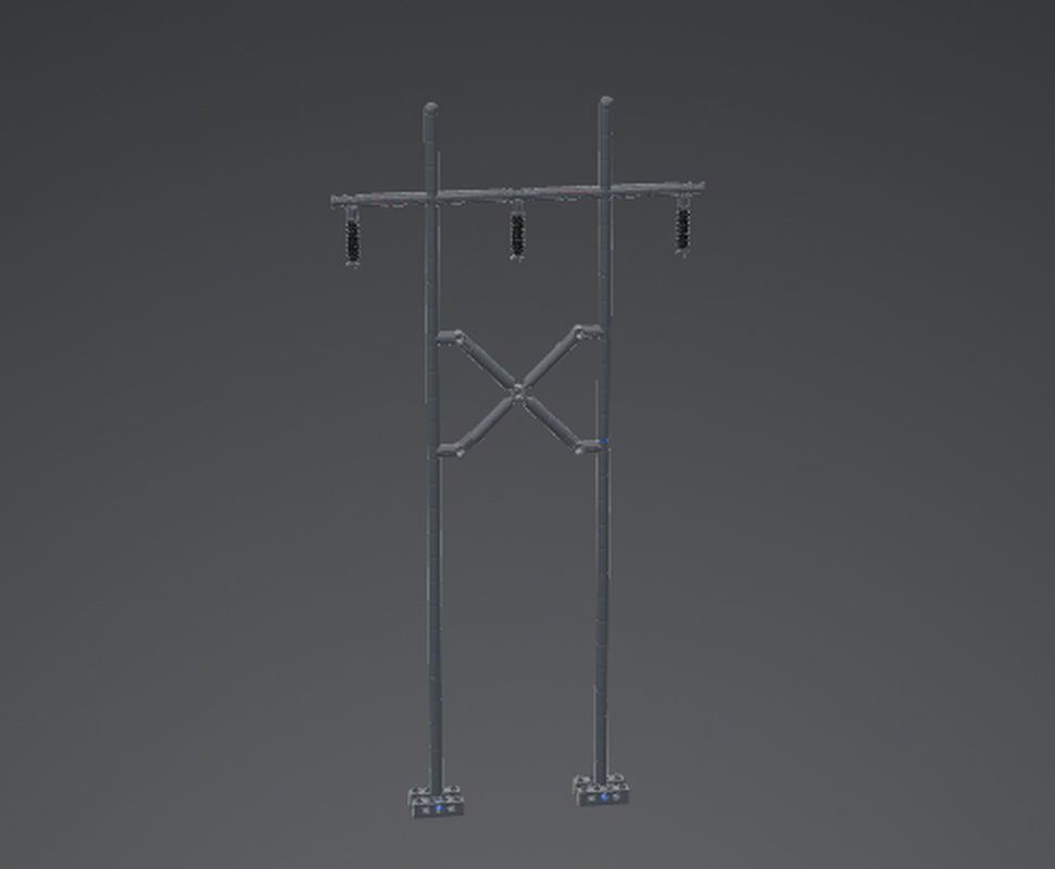Lego H-fame power line