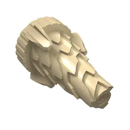 Cone Jagged, Drill Tip / Tan