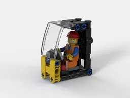 Minifig cockpit for 42121 Excavator