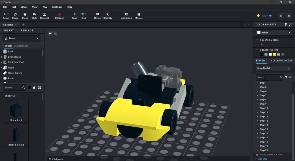 Lego Go Kart