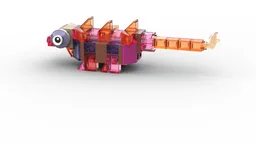 11013 Dinosaur pink-orange