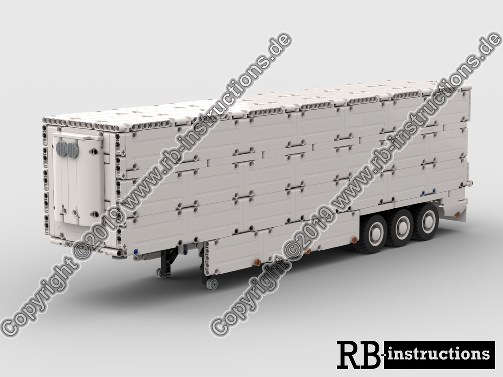 Lego Refrigerated Semitrailer for 42078 Mack Anthem
