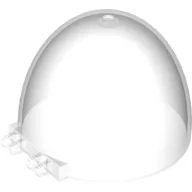 Windscreen 8 x 8 x 5 Dome with Dual 2 Fingers / Trans-Clear
