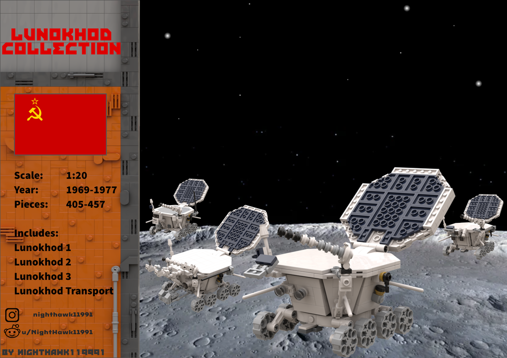 Lego Lunokhod Collection 1:20 (Soviet Moon rover)