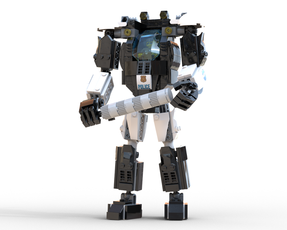Lego Police Mech: Riot Control Robot