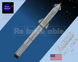 1:110 SpaceX Starship & Superheavy - Block 1, 2 & 3