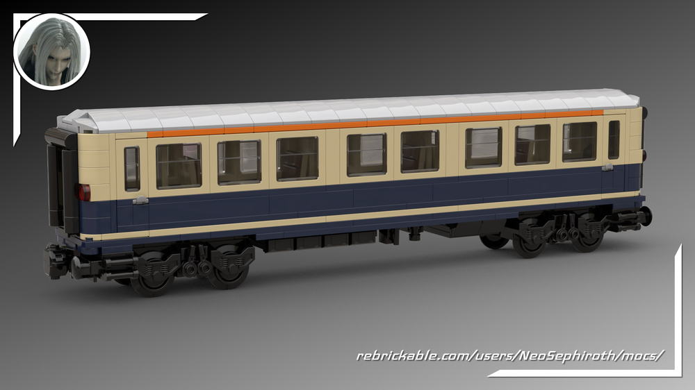 Lego Express train 1st class passenger wagon