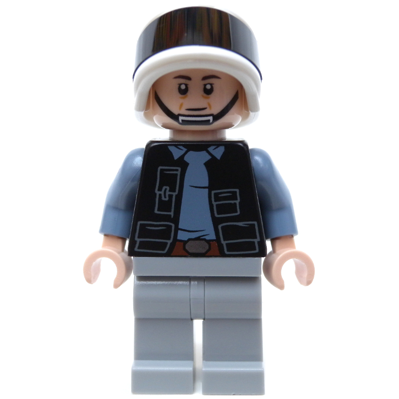 Lego Rebel Trooper / Rebel Fleet Trooper, Light Nougat Head (Scared / Neutral)