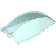 Windscreen 8 x 4 x 2 Curved with Handle / Trans-Light Blue