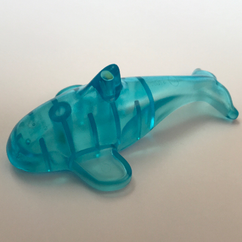 Lego Duplo Animal Orca, Plain (Dolphin) / Trans-Light Blue