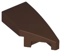 Brick Wedged, Curved 2 x 1 with Stud Notch Right