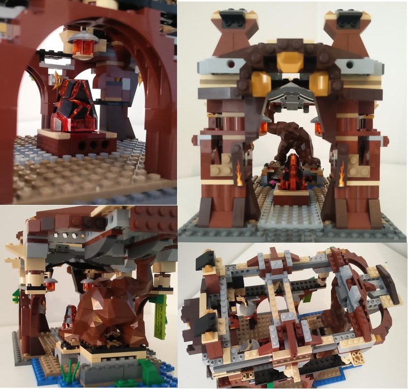Lego Crumbling Temple - The House Over the Earthen God