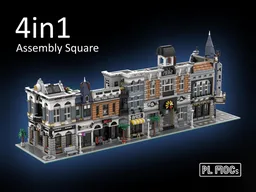 4in1 10255 Assembly Square Alternative Builds