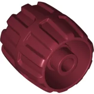 Wheel Hard Plastic Small (22mm D. x 24mm) / Dark Red