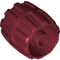 Lego Wheel Hard Plastic Small (22mm D. x 24mm) / Dark Red