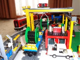 Double loop track layout